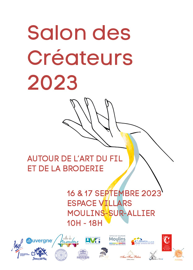 salon créateurs 2023 avf art fil broderie moulins mof artistes artisans espace Villars